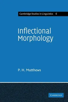 Produktbild von Inflectional Morphology