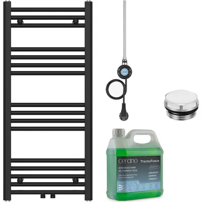Imagen del producto de Juego de radiadores eléctricos para baño Benito - WIFI - 300W - mate - 1000x450 mm