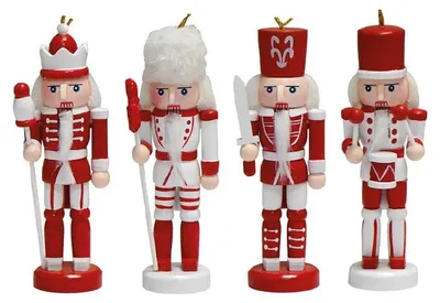 Obrázok produktu pre Ozdoba "Nutcracker", 4 kusy, 13 cm, M13410