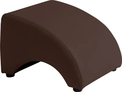 Produktbild von Max Winzer Hocker Brandford - Kunstleder braun - Maße: 52 x 54 x 37 cm