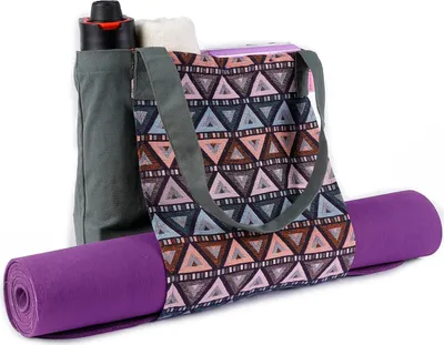 Produktbild von Yoga-Mattentasche, Tasche für Damen, Yogamatte, Tragetasche Yoga, Pilates oder Gymnastik, leicht, geräumig und praktisch Thermikoa
