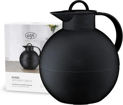 Produktbild von Kunststoff-Becher - ideal für Kaffee und Tee - 0,94 l - schwarz matt - BPA-frei