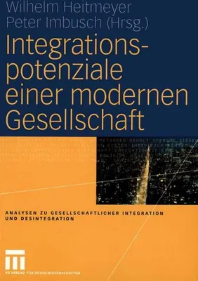 Obrázek produktu pro Integrationspotenziale einer modernen Gesellschaft