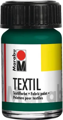 Produktbild von Marabu 1716 39 068 Textil Dunkelgrün 068, 15 ml