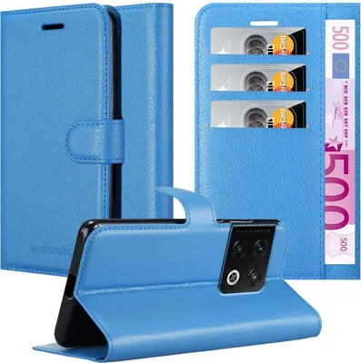 Obrázek produktu pro Cadorabo Case for OnePlus 10 PRO 5G Protective Case in Blue Pouzdro na mobilní telefon s magnetickým zavíráním