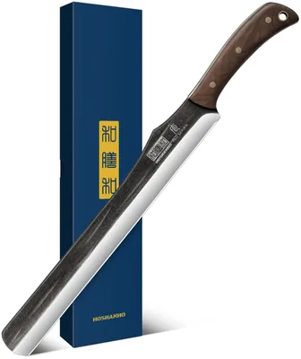 Produktbild von HOSHANHO 30 cm Schinkenmesser, Tranchiermesser aus Hochkohlenstoffstahl