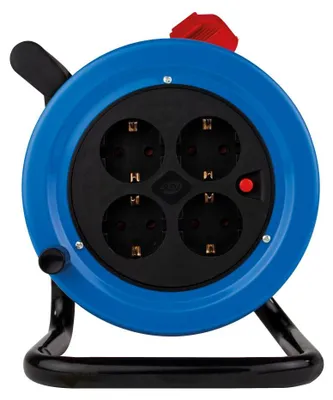 Produktbild von REV Kabeltrommel Innen 15 m H05VV-F 3G1,5mm², schwarz blau
