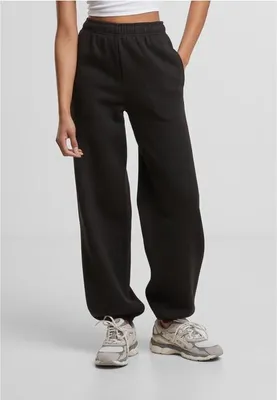 Zdjęcie produktu dla Damskie spodnie dresowe Urban Classics Ladies Basic Essential, kolor czarny – rozmiar M