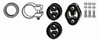 Produktbild von HJS 82 15 6615 Montagesatz Auspuffanlage Abgasanlage für FORD MONDEO III (B5Y) MONDEO III Stufenheck (B4Y)