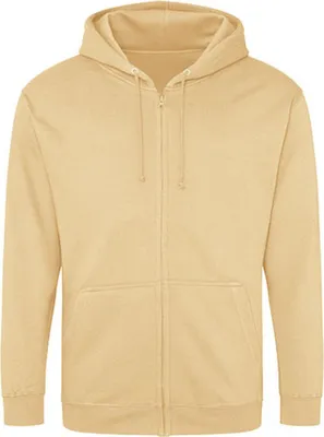 Image de Just Hoods JH050 | Sweat à capuche zippé pour homme / Zoodie - Couleur : Desert Sand - Taille : M