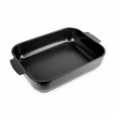 Zdjęcie produktu dla Peugeot prostokątne naczynie żaroodporne Appolia, ceramiczne, satynowe czarne, 40 cm, 61487
