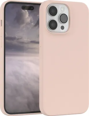 Produktbild von EAZY CASE Silikonhülle für Apple iPhone 14 Pro Max Silikon Backcover Schutz in Rosa