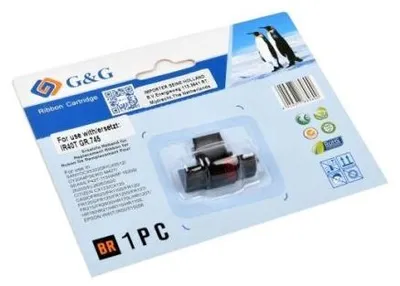 Productafbeelding van G&G inktrol, compatibel met Epson IR40T, zwart/rood