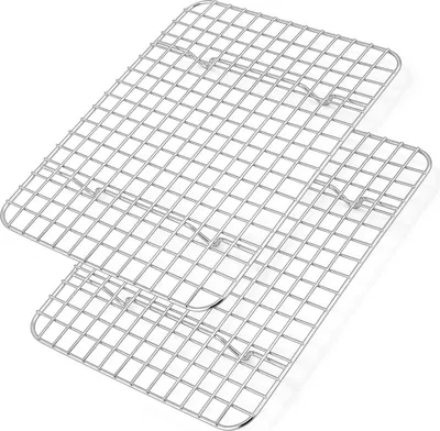 Produktbild von Homikit Edelstahl Abkühlgitter Set, 2 Stück 24,8x18,9x1,8cm