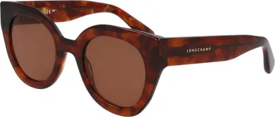Obrázok produktu pre LONGCHAMP LO750S 237 TEXTURED BROWN 49/23/140 ŽENSKÉ slnečné okuliare