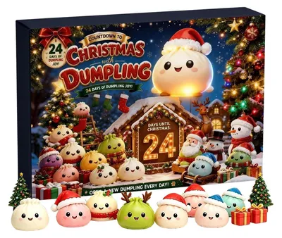 Produktbild von Squishy Adventskalender 2026 Squishy Dumpling Weihnachtskalender A