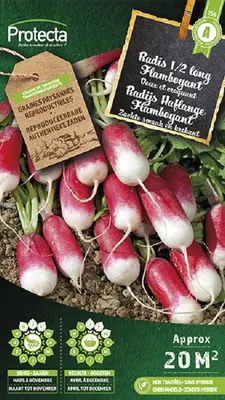 Productafbeelding van Protecta Groente zaden: Radijs Haflange Flamboyant