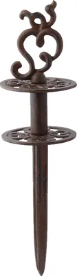 Image de Esschert Design guide-tuyau d'arrosage rouille ; W8402