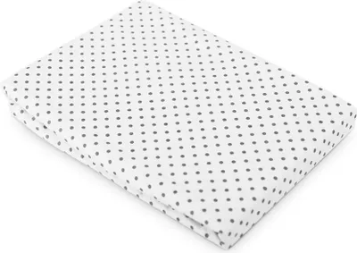 Produktbild von Betttuch mit Druck Sensillo 120x60 cm grau gepunktet