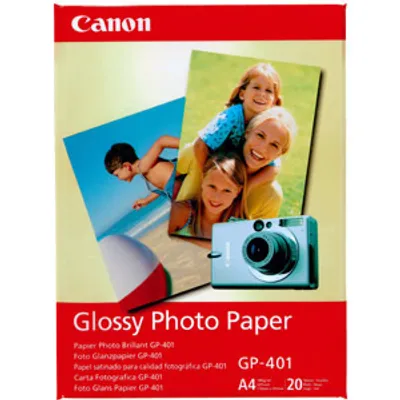 Produktbild von Canon Glossy Photo Paper, A4, 20 Sheets, 190 gsm, A4