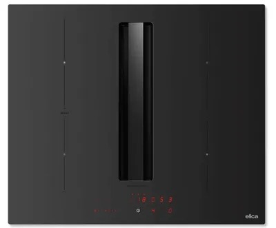 Produktbild von Elica NikolaTesla Alpha Advance Raw BL/A/60 - PRF0211079 Kochfeldabzug Induktion Schwarz Matt