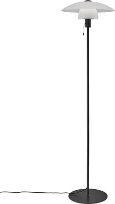 Produktbild von Verona Stehlampe Leselampe Ø 40 cm Opalweiß / Schwarz