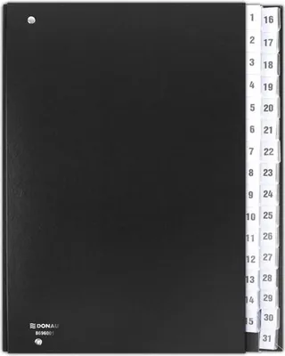 Image de Classeur Donau - A4, 1-31, noir