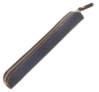 Produktbild von Leder-Etui für Stifte und Kugelschreiber 19x3cm