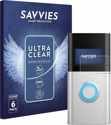 Produktbild von 6x Für Ring Video Doorbell 3 Plus Schutzfolie Savvies Displayschutz Display Schutz Folie Klar Transparent