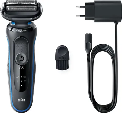 Produktbild von Braun | Shaver | 51-B1000s | Operating time (max) 50 min | Wet & Dry | Black/Blue
