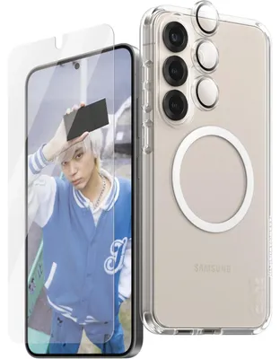 Produktbild von PanzerGlass ® | CARE by ® Flagship 3-in-1 Set Samsung Galaxy S25+, Samsung, Samsung - Galaxy S25+, Trockene Anwendung, Kratzresistent, Schockresistent, Transparent, 1 Stück(e)