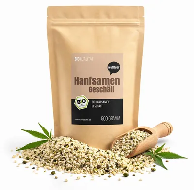 Produktbild von Wohltuer Hanfsamen geschält - 1kg