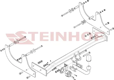 Produktbild von Z546291 Anhängerkupplung passend für DACIA Logan I 03/2007-2013 starr