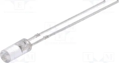Produktbild von 2x LED  110° OSG5TA39B1B LED Dioden THT 3mm 750÷1120mcd grün 3mm
