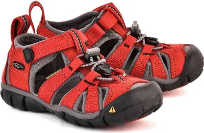 Produktbild von Keen Kleinkinder Seacamp II CNX Sandale racing red/gargoyle 23