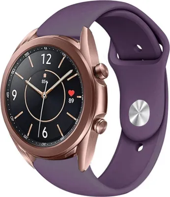 Produktbild von Strap-it Samsung Galaxy Watch 3 41mm Sportarmband (Violett)