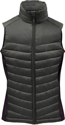 Image de Stormtech - Gilet "Montserrat" pour femme RW9825 (XL) (Gris granit/noir)