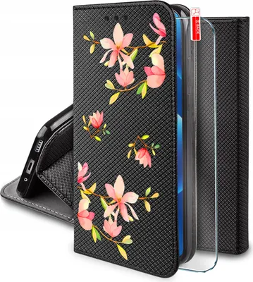 Obrázok produktu pre Etui do Realme 14 5G MAGNET WZORY CASE PORTFEL + SZKŁO 9H