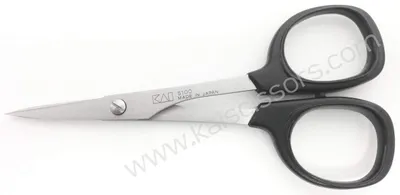 Handarbeitsschere 10 cm, rostfreier Edelstahl, schwarz