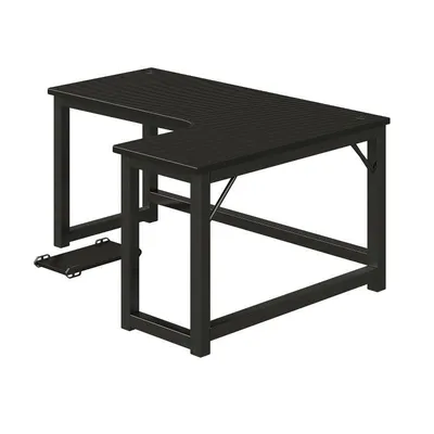 Produktbild von ECKE GAMING COMPUTER SCHREIBTISCH GROSS MODERN SCHWARZ LOFT 140 CM robust