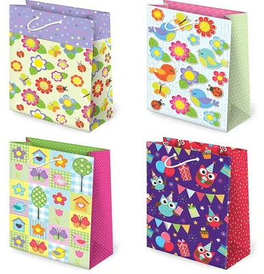 Imagen del producto de Bolsas de regalo T2-108 para niños, paquete de 10 unidades - PAW S.C.