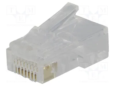 Produktbild von 10x Stecker RJ45 System: 8p8c PIN: 8 für Leitungen  RJ-Steckverbinder
