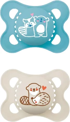 Produktbild von Mam Original Start Silicone 0-2 M 2 Unit Blue Color