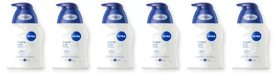 Produktbild von NIVEA Flüssigseife Creme Soft 6 x 250ml Handseife mit Mandelöl