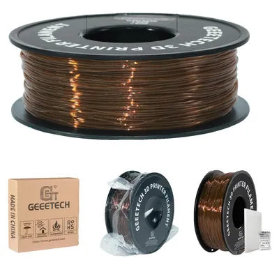 Image de Filament pour imprimante 3D, matériau TPU souple, compatible avec les imprimantes FDM, marron