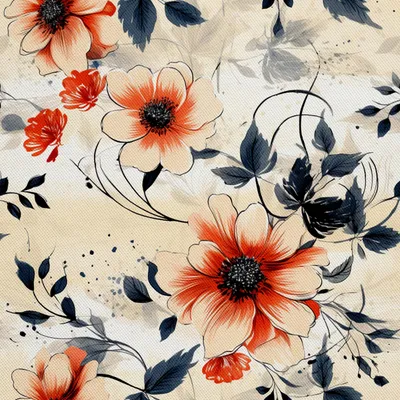 Produktbild von OUTDOOR DEKOSTOFFE OXFORD - Blumen - DX2215