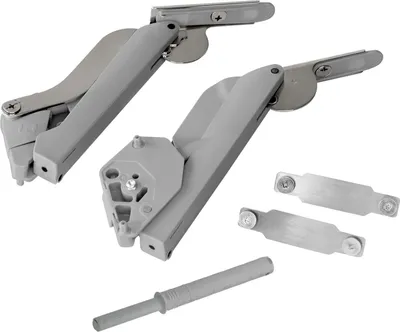 Produktbild von Kesseböhmer Klappenbeschlag FREEspace Push to Open (pto) - Typ B, grau