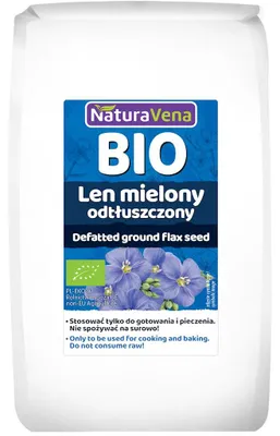 LEN MIELONY ODTŁUSZCZONY BIO 200 g - NATURAVENA