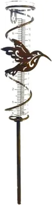 Produktbild von Regenmesser für den Garten, Spiral-Regenmesser aus Glas, Wetterstation für den Außenbereich