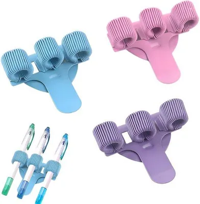 Produktbild von 3er-Set Stifthalter, Krankenpflegezubehör, blau, rosa, lila